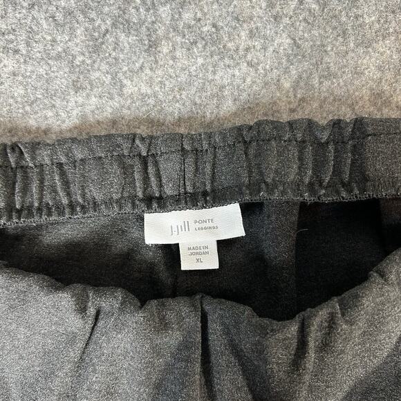 J Jill Ponte Leggings Womens XL Gray Stretch Career Pull On Pant - Picture 5 of 10